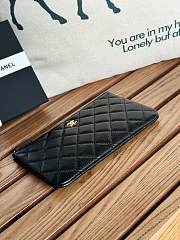 Chanel Wallet Black Caviar Gold 20x12.2x1cm - 5