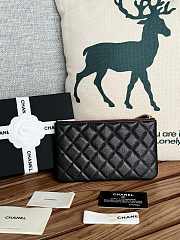 Chanel Wallet Black Caviar Gold 20x12.2x1cm - 3