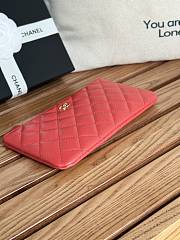 Chanel Wallet Red Caviar Gold 20x12.2x1cm - 2