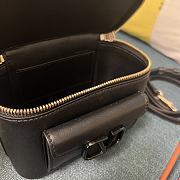 Valentino Garavani Leather Locò Black Vanity Case 16.5x10x7.5cm - 6