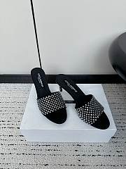 Dolce & Gabbana 65mm Black Satin Mules - 2