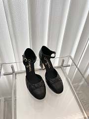 Chanel Black Heel Sandal 7.5cm - 2