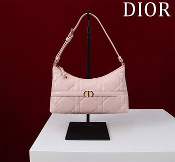 Dior Miss Caro Mini Hobo Shoulder Bag Pink 24x14x6.5cm