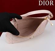 Dior Miss Caro Mini Hobo Shoulder Bag Pink 24x14x6.5cm - 6