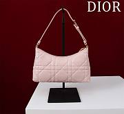Dior Miss Caro Mini Hobo Shoulder Bag Pink 24x14x6.5cm - 3