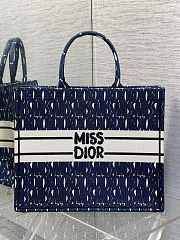 Dior Large Book Tote Blue White Miss Dior 42x18x35cm - 1