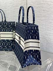 Dior Large Book Tote Blue White Miss Dior 42x18x35cm - 4