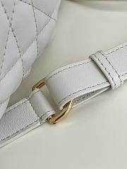 Dior Medium Caro Backpack White Lambskin 23 x 26.7 x 12.5 cm - 2