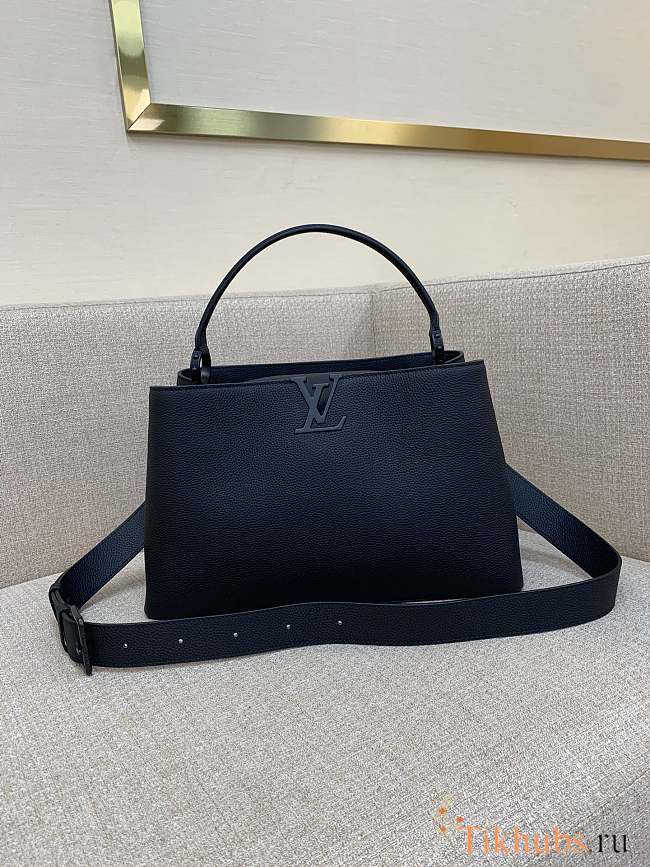 Louis Vuitton LV Capucines GM Souple All Black 38 x 23 x 16 cm - 1