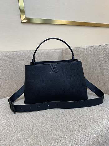 Louis Vuitton LV Capucines GM Souple All Black 38 x 23 x 16 cm