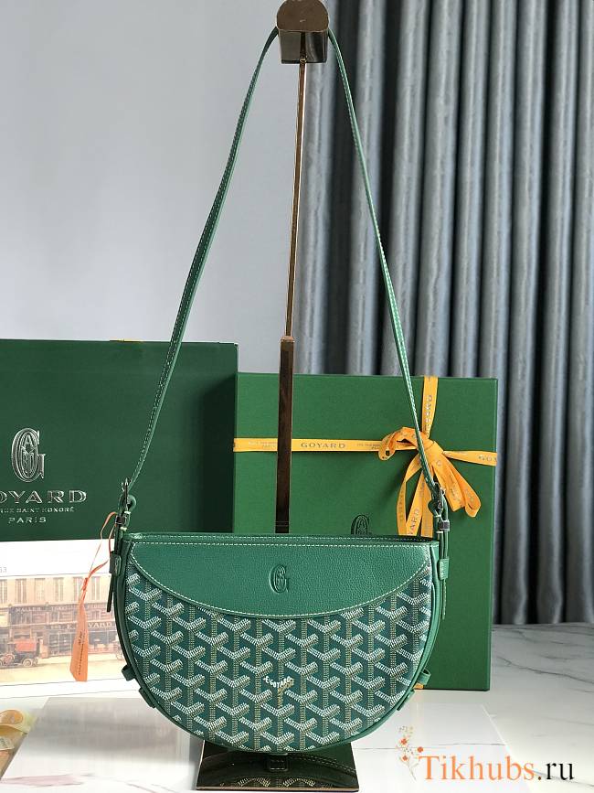 Goyard Hirondelle Bag Green 25x16x17cm - 1