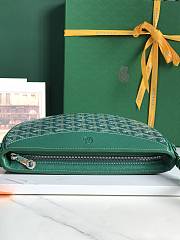 Goyard Hirondelle Bag Green 25x16x17cm - 6