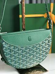 Goyard Hirondelle Bag Green 25x16x17cm - 2