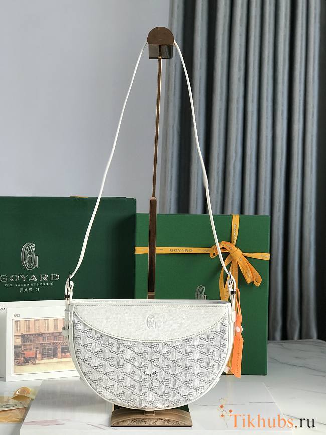 Goyard Hirondelle Bag White 25x16x17cm - 1