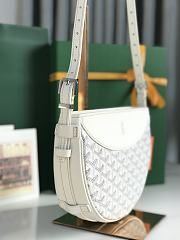 Goyard Hirondelle Bag White 25x16x17cm - 3