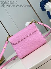 Louis Vuitton LV Twist Bag PM Wisteria Pink 19x9x15cm - 5