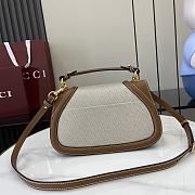 Gucci Blondie Small Top Handle Bag Beige 26.5x16.5x8.5cm - 3