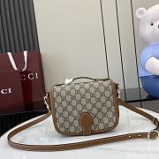 Gucci GG Emblem Mini Shoulder Bag 20x14x8cm - 2