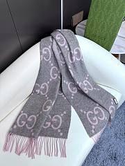 Gucci Grey Scarf 45x200cm - 4