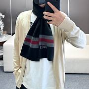 Gucci Black Scarf 180x32cm - 4