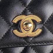 Chanel Wallet Chain Woc Black Lambskin 19cm - 3