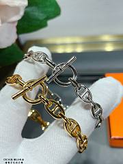 Hermes Silver/Gold Bracelet - 2