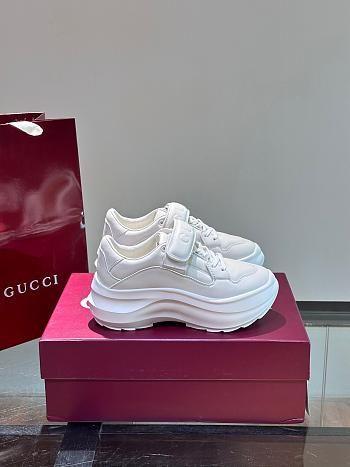 Gucci Wave Wedge White Sneaker