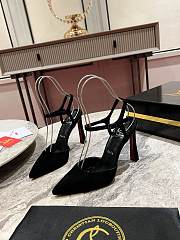 Christian Louboutin Condora Riviera 85mm Pumps Black Suede - 1