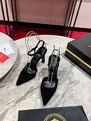 Christian Louboutin Condora Riviera 85mm Pumps Black Suede - 3