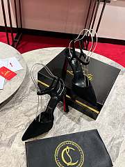 Christian Louboutin Condora Riviera 85mm Pumps Black Suede - 2