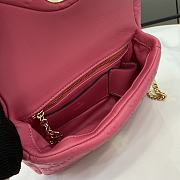 Gucci GG Milano Mini Top Handle Bag Pink 21x12.5x4.5cm - 4