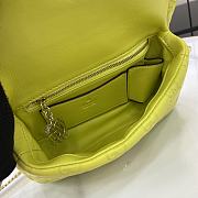 Gucci GG Milano Mini Top Handle Bag Bright Green 21x12.5x4.5cm - 3