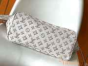 LV Neverfull Buci Box White MM Bag Size 32 x 28 x 14 cm - 3