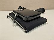 Prada Phone Crossbody Bag Black 18x11.5cm - 4