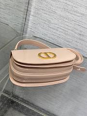 Dior Small 30 Montaigne Top Handle Bag Pink Patent 19x10x8cm - 2