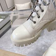 Gucci Leather White Boot - 5