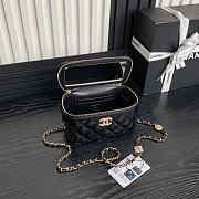 Chanel 24k Vanity Black Lambskin 17cm - 3