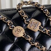 Chanel 24k Vanity Black Lambskin 17cm - 2