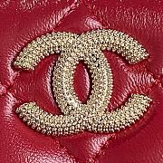 Chanel 24k Vanity Red Lambskin 17cm - 6