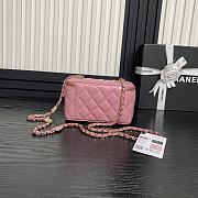 Chanel 24k Vanity Pink Lambskin 17cm - 5