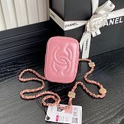 Chanel Vanity Pink Bag 11x8.5x7cm - 2