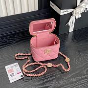 Chanel Vanity Pink Bag 11x8.5x7cm - 3