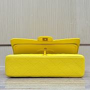 Chanel Medium Flap Bag Yellow Caviar Gold 25cm - 2