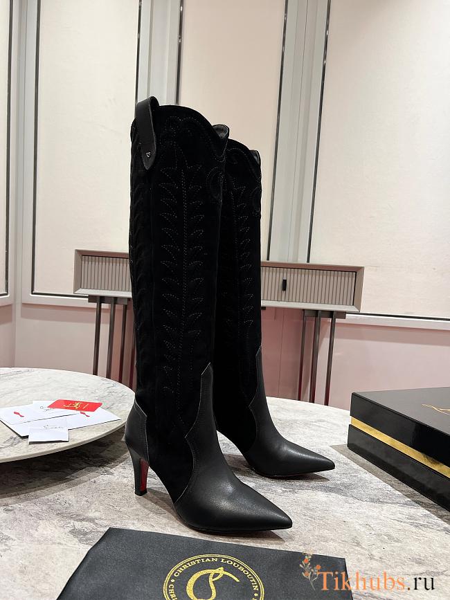 Christian Louboutin Santia Botta 85mm Boots Black - 1