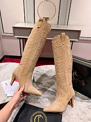 Christian Louboutin Santia Botta 85mm Boots Beige - 4