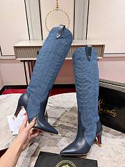 Christian Louboutin Santia Botta 85mm Boots Denim - 5