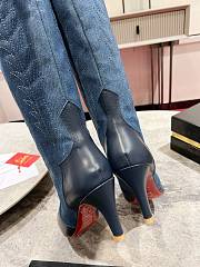 Christian Louboutin Santia Botta 85mm Boots Denim - 3