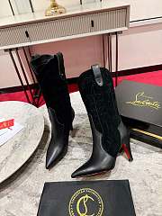 Christian Louboutin Santiabooty 85mm Low Boots Black - 1