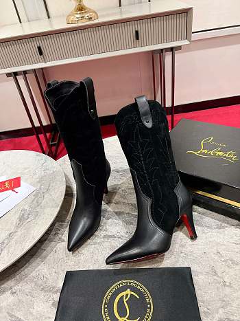 Christian Louboutin Santiabooty 85mm Low Boots Black