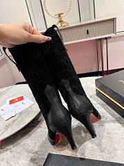 Christian Louboutin Santiabooty 85mm Low Boots Black - 4